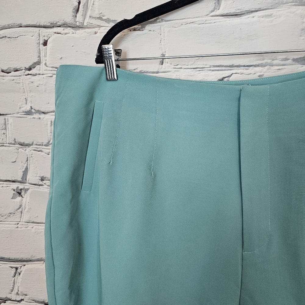 Eloquii Mint Hight Waist Taper Pants - Picture 4 of 8